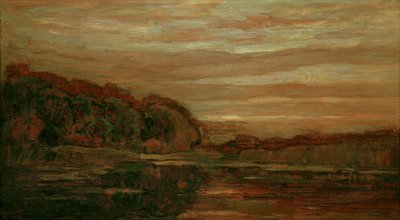 Evening Landscape at Gein by Piet Mondrian